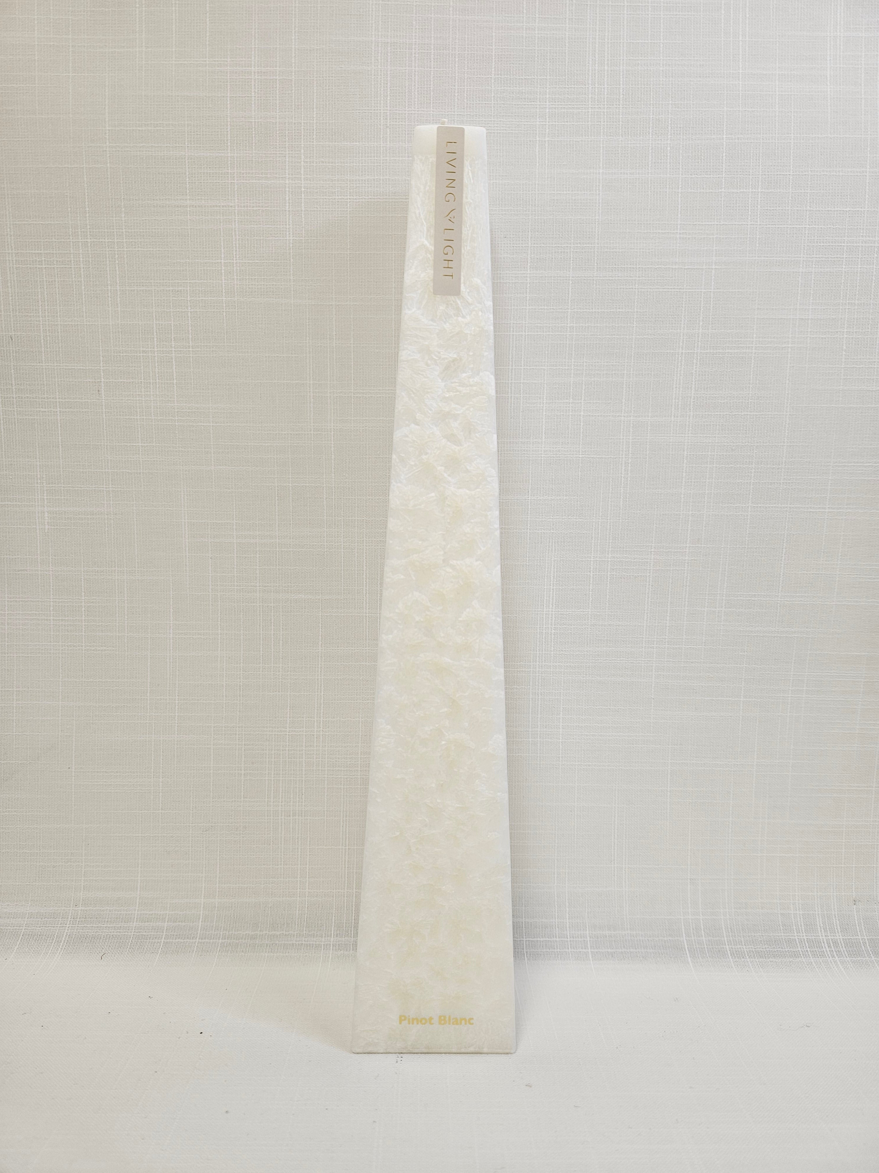 Pinot Blanc Icicle Candle by Living Light.